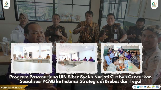 Program Pascasarjana UIN Siber Syekh Nurjati Cirebon Gencarkan Sosialisasi PCMB ke Instansi Strategis di Brebes dan Tegal